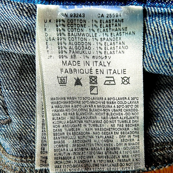 Diesel Wash 008N1_STRETCH ~ HUSHY Low Rise Straight Cut Distressed Denim ~ BLUE - Picture 5 of 8